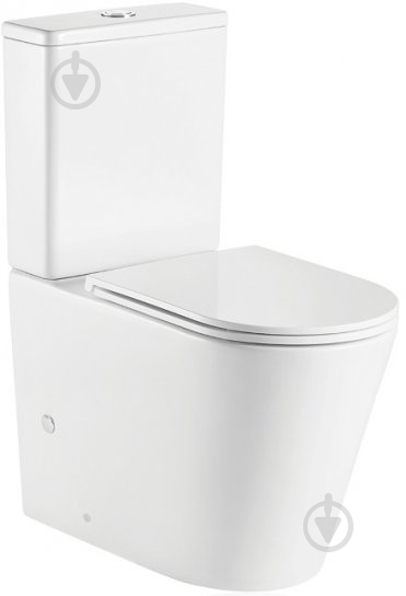 УЦЕНКА! Унитаз-компакт Koller Pool Orion Rimless OR-0650-RC-C+OR-06 с сиденьем slim soft close (УЦ №2511) - фото 1