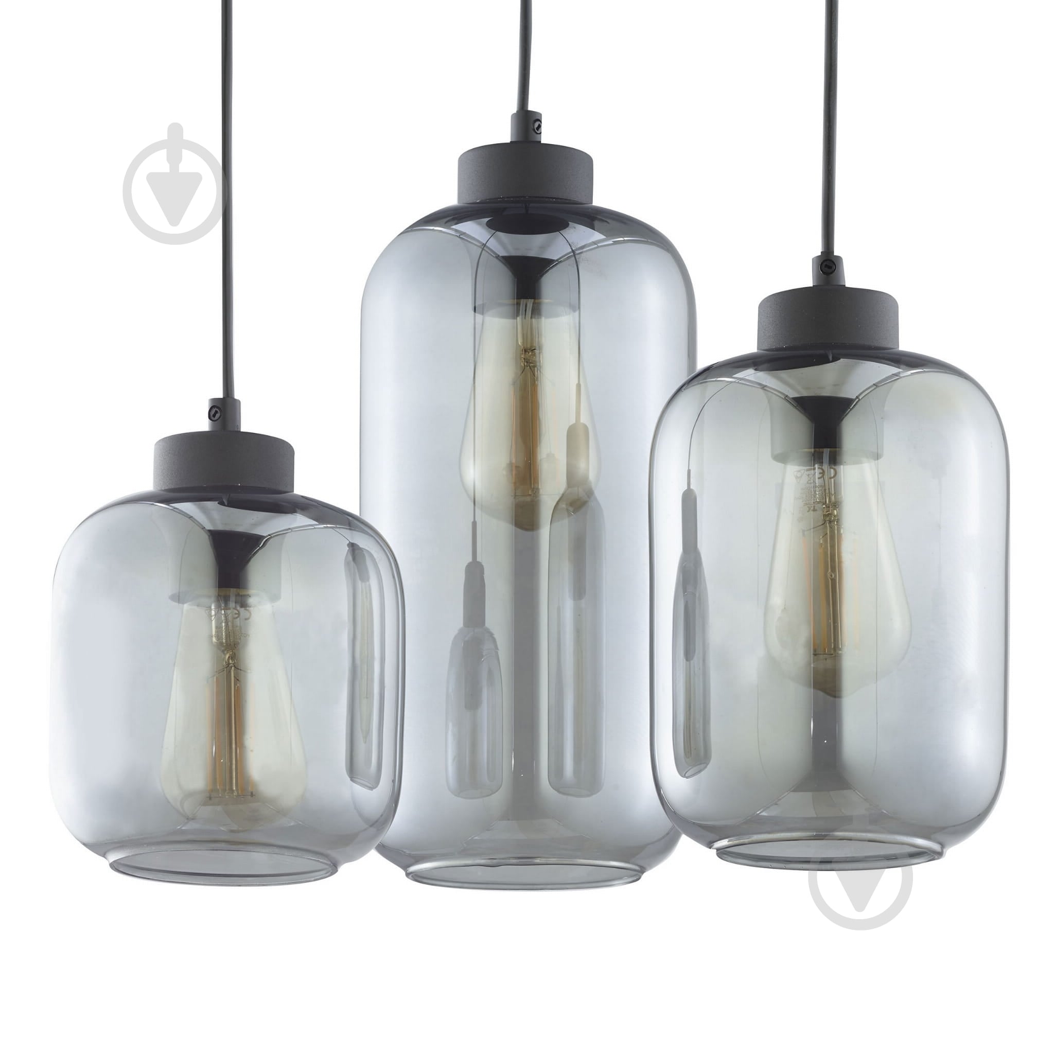 Подвес TK Lighting Marco 3x60 Вт E27 графит 3185 - фото 2 Подвес TK Lighting Marco 3x60 Вт E27 графит 3185 - фото 2