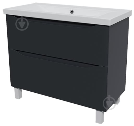 УЦЕНКА! Тумба на ножках Сансервіс Севилья-80 с умывальником SAVA-80 серая (УЦ №2511) - фото 1 УЦЕНКА! Тумба на ножках Сансервіс Севилья-80 с умывальником SAVA-80 серая (УЦ №2511) - фото 1