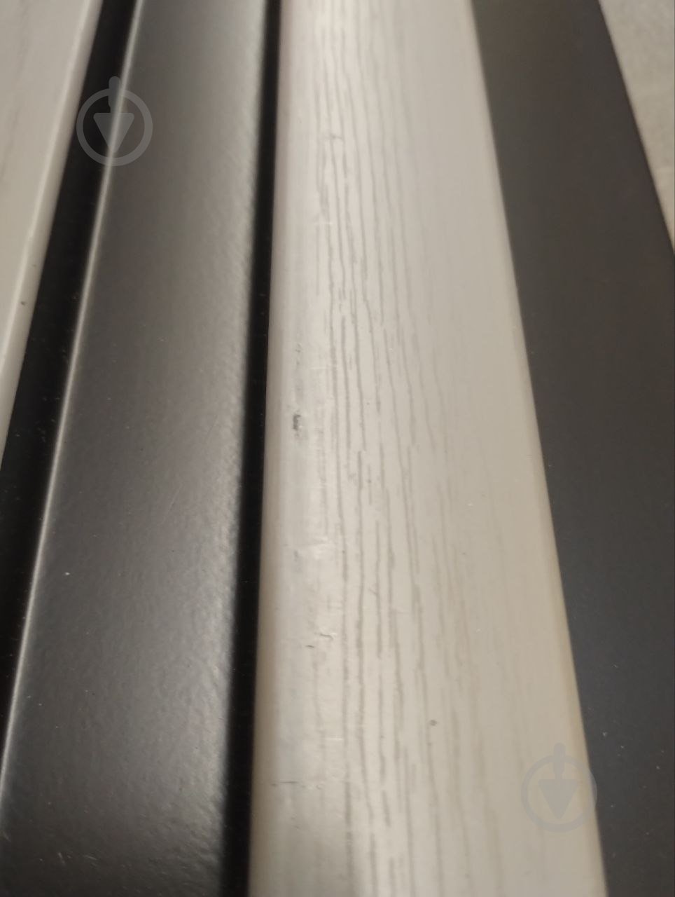 УЦІНКА! Рейкова панель MARCO decor 11920-701-K сіре дерево з чорним 119х20х2900 мм (0,34 кв.м) (УЦ №2511) - фото 6 УЦІНКА! Рейкова панель MARCO decor 11920-701-K сіре дерево з чорним 119х20х2900 мм (0,34 кв.м) (УЦ №2511) - фото 6