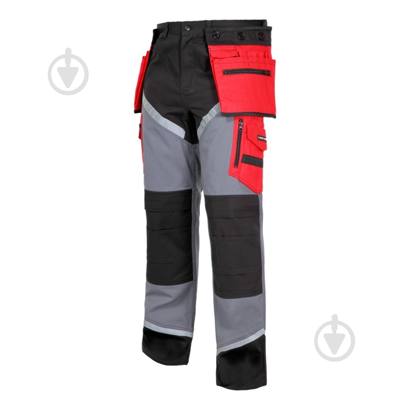 Брюки рабочие Lahti Pro р. M рост 1-2 L4050502 красный - фото 2 Брюки рабочие Lahti Pro р. M рост 1-2 L4050502 красный - фото 2