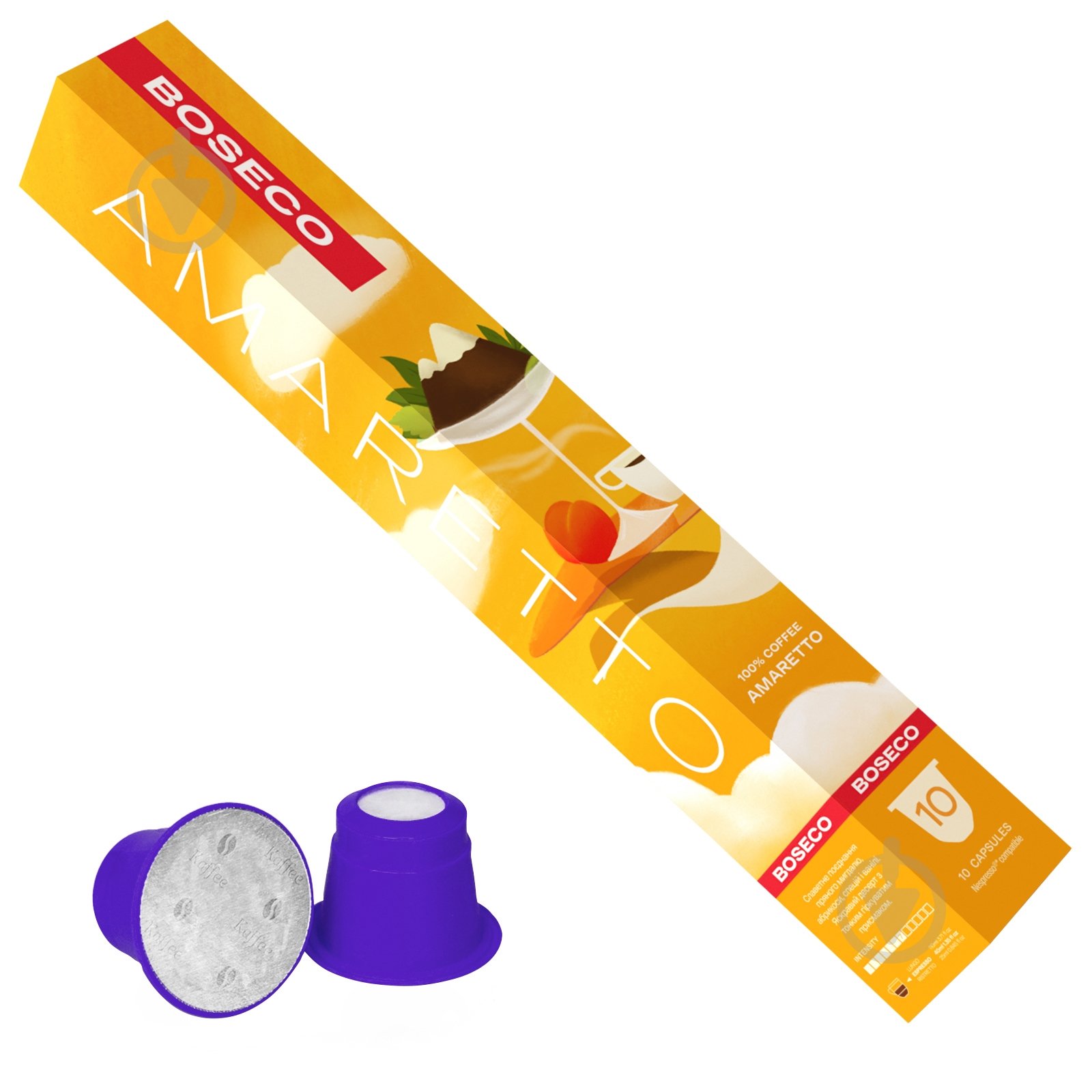 Кофе в капсулах BOSECO Amaretto 90 г - фото 1 Кофе в капсулах BOSECO Amaretto 90 г - фото 1