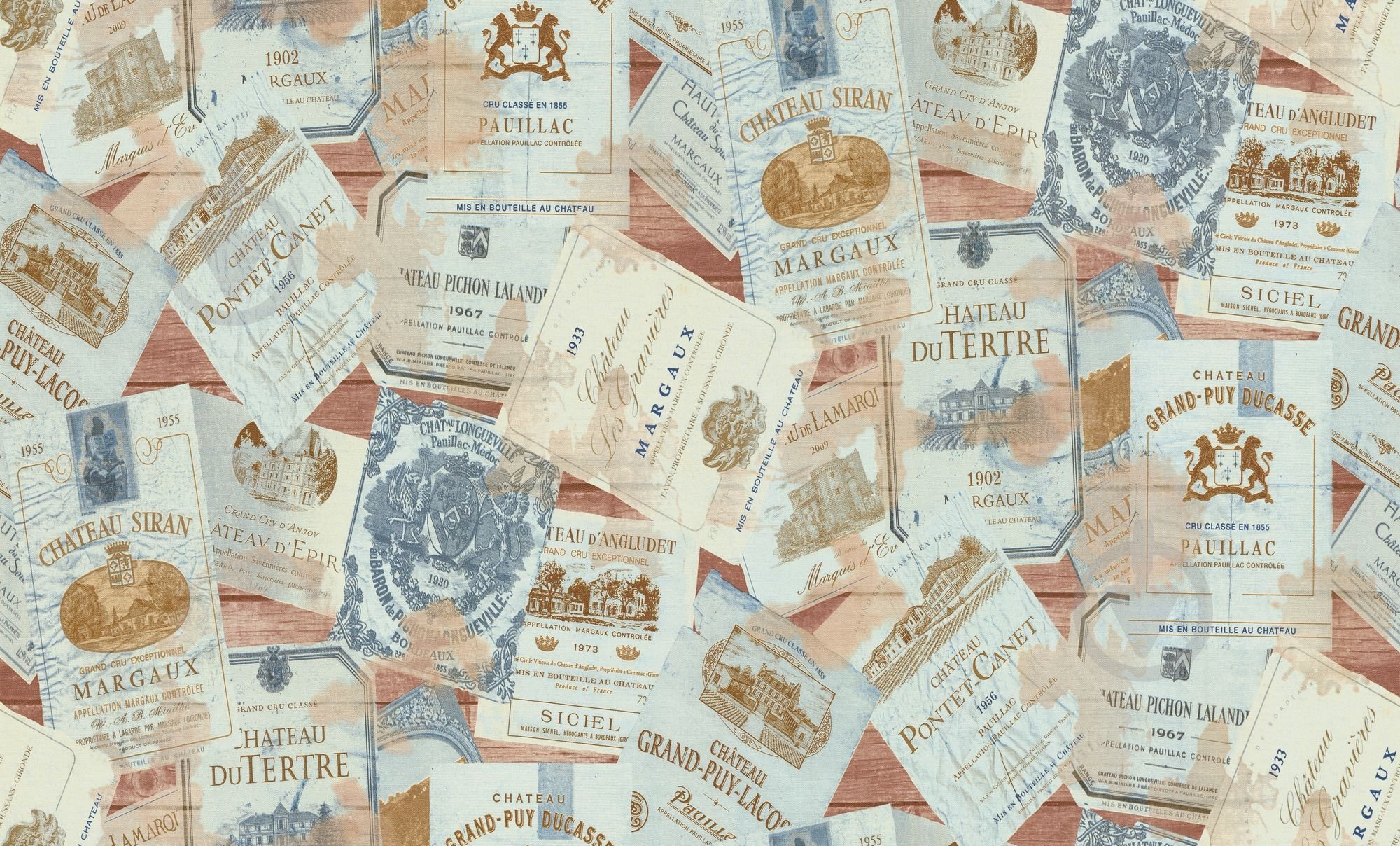 Обои виниловые горячего тиснения Bravo тип 532 81158BR27 1,06x10,05 м - фото 1