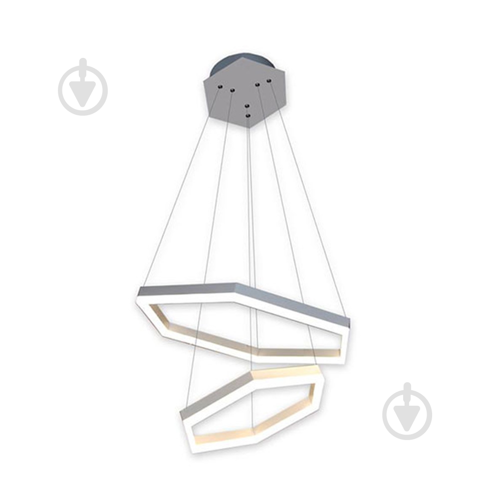 Люстра светодиодная PowerLux 50 Вт LED-модуль белый PW0977 - фото 1