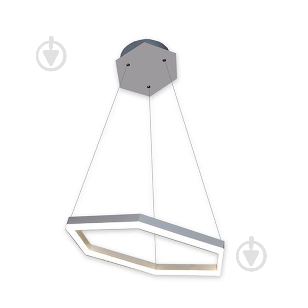 Люстра светодиодная PowerLux 30 Вт LED-модуль белый PW0976 - фото 1