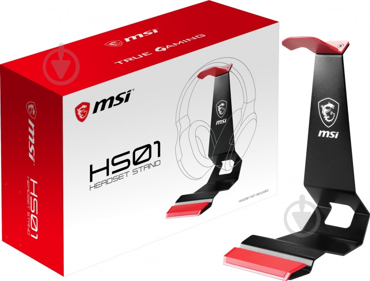 Подставка для наушников MSI HS01 HEADSET STAND черный E22-GA60010-CLA - фото 6