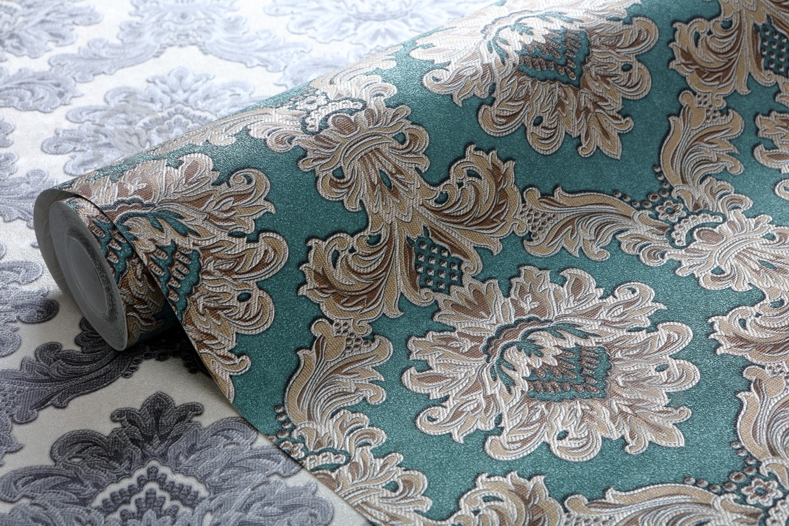 Обои виниловые горячего тиснения Bravo тип 554 81206BR48 1,06x10,05 м - фото 3