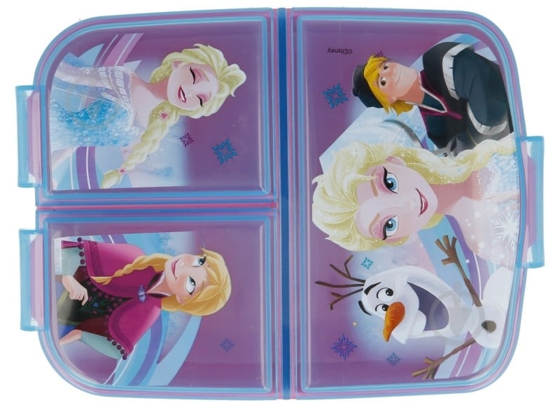 Ланч-бокс STOR Disney - Frozen Aqua Multi Compartment Sandwich Box - фото 4