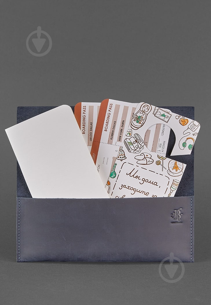 Тревел-кейс BlankNote 1.0 Crazy Horse темно-синий BN-TK-1-nn - фото 4