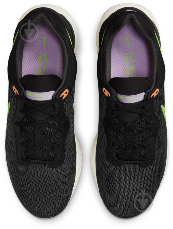 Кроссовки мужские Nike REACT MILER 3 DD0490-005 р.42,5 черные - фото 6 Кроссовки мужские Nike REACT MILER 3 DD0490-005 р.42,5 черные - фото 6