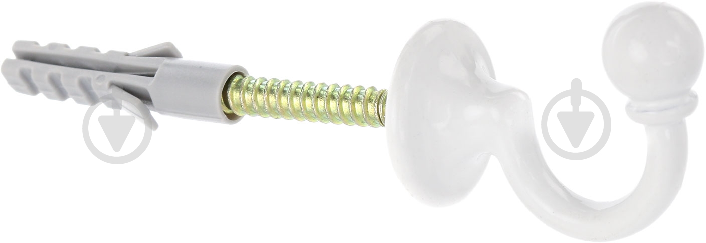 Тримач для штор Бароко білий 3 см 3252 Gardinia - фото 1