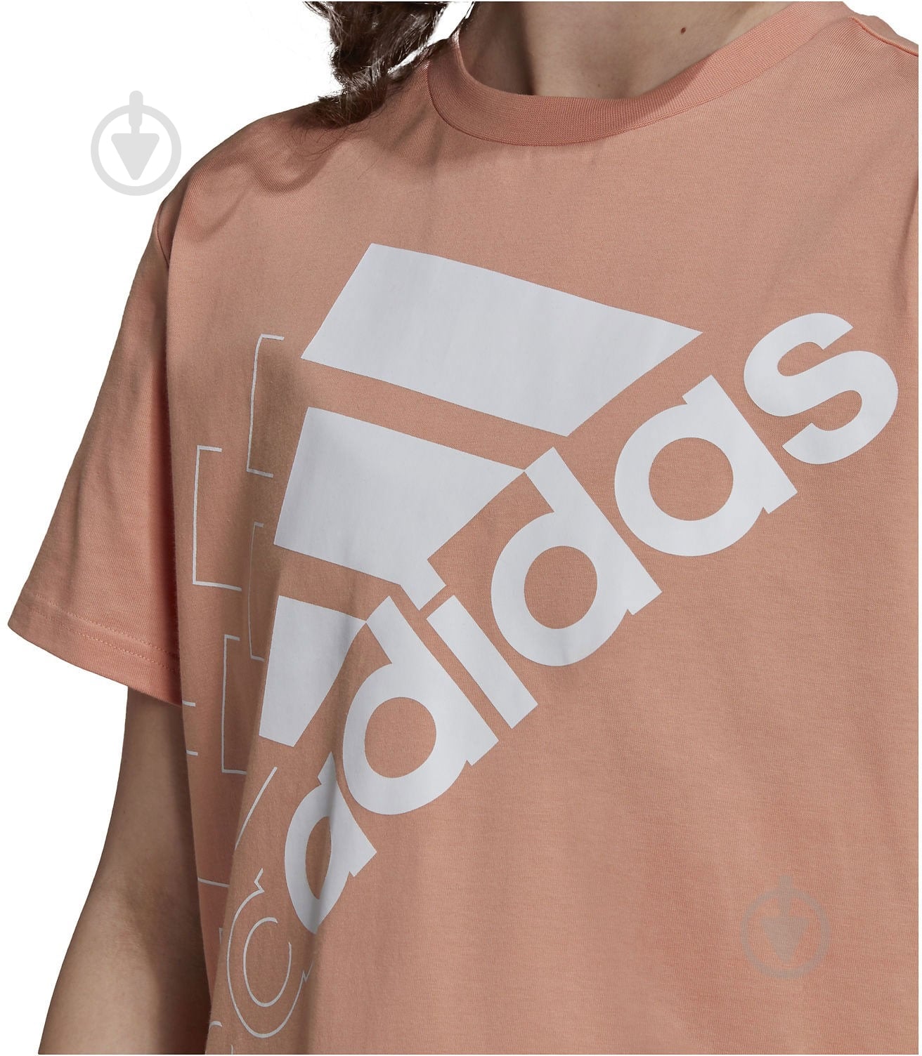 Футболка Adidas H42005 р.S оранжевый - фото 3