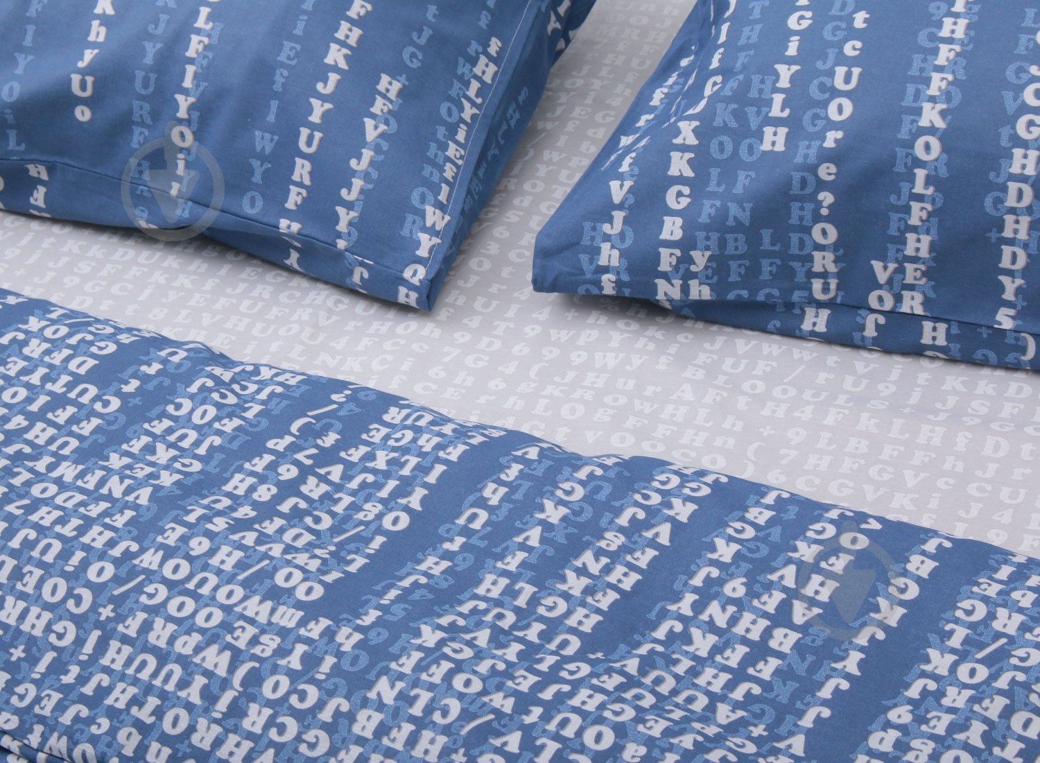 Комплект постельного белья Code 2 синий с серым UP! (Underprice) - фото 2 Комплект постельного белья Code 2 синий с серым UP! (Underprice) - фото 2