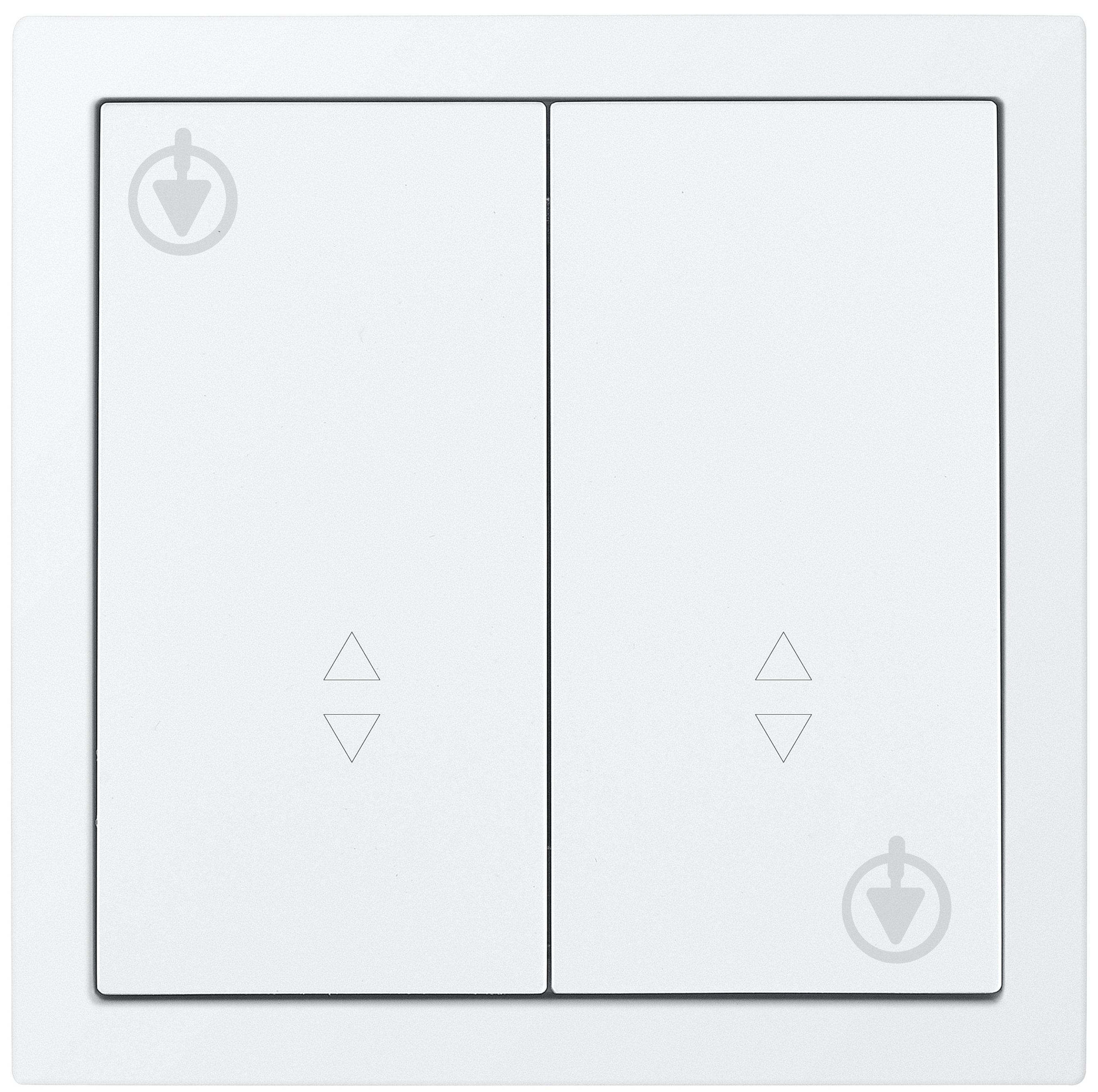 Механизм выключателя проходной двухклавишный HausMark Juna белый матовый 7041-0988-106QC - фото 1 Механизм выключателя проходной двухклавишный HausMark Juna белый матовый 7041-0988-106QC - фото 1