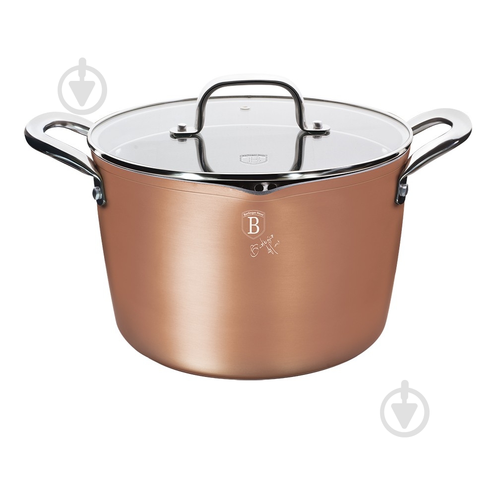 Кастрюля с крышкой Berlinger Haus Bronze Titan 6,0 л BH 1692 - фото 1
