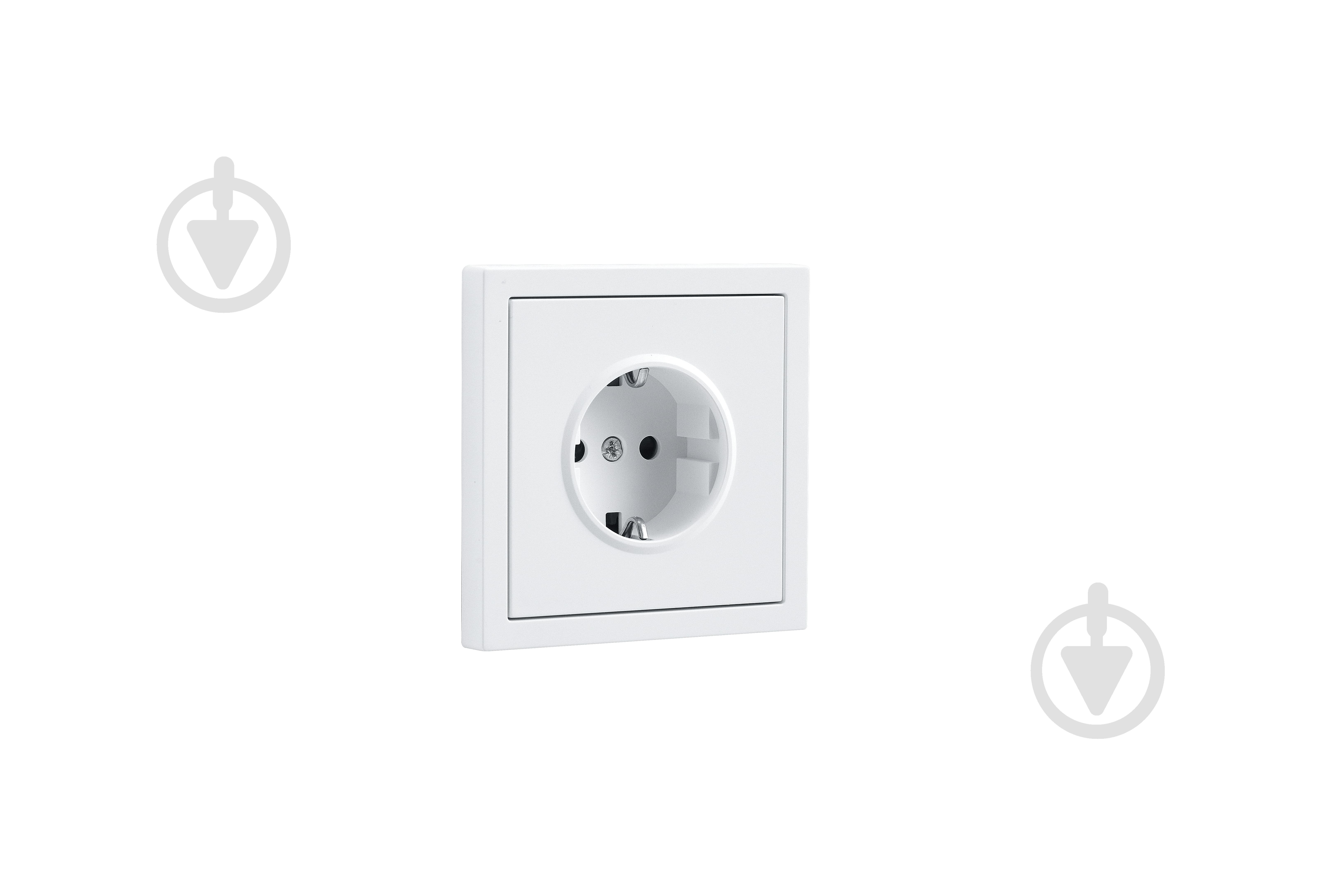Механізм розетки побутова із заземленням HausMark Juna IP20 білий матовий 7041-0988-124BQC - фото 2 Механізм розетки побутова із заземленням HausMark Juna IP20 білий матовий 7041-0988-124BQC - фото 2