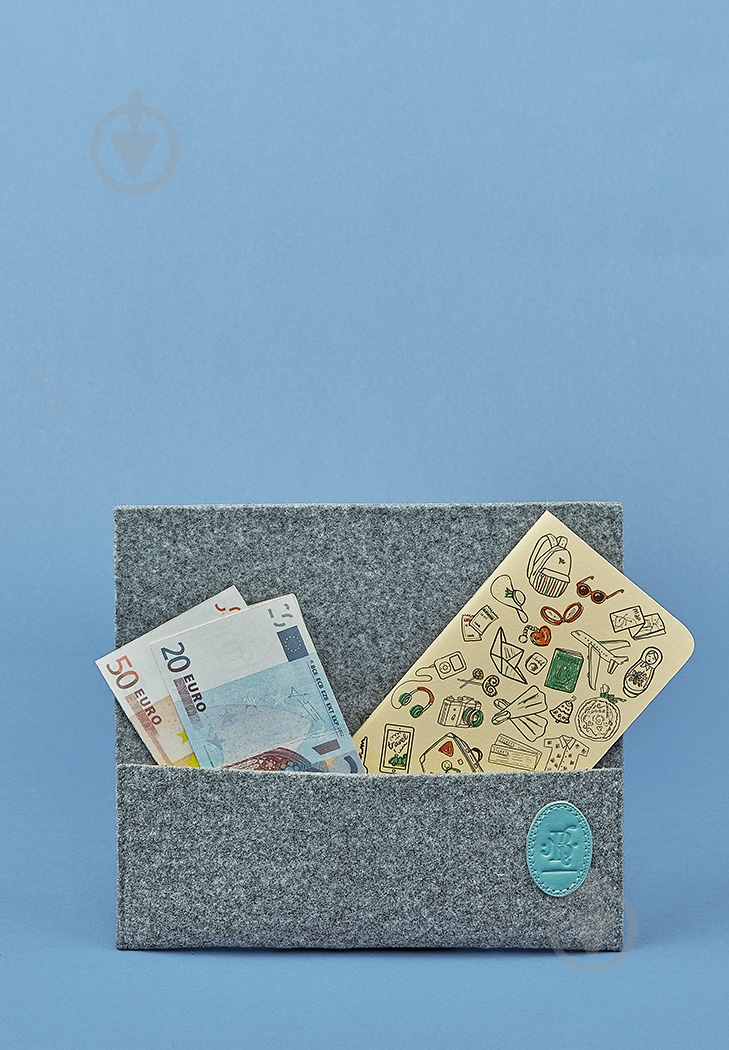 Тревел-кейс BlankNote 1.0 серый BN-TK-1-felt-tiffany - фото 4