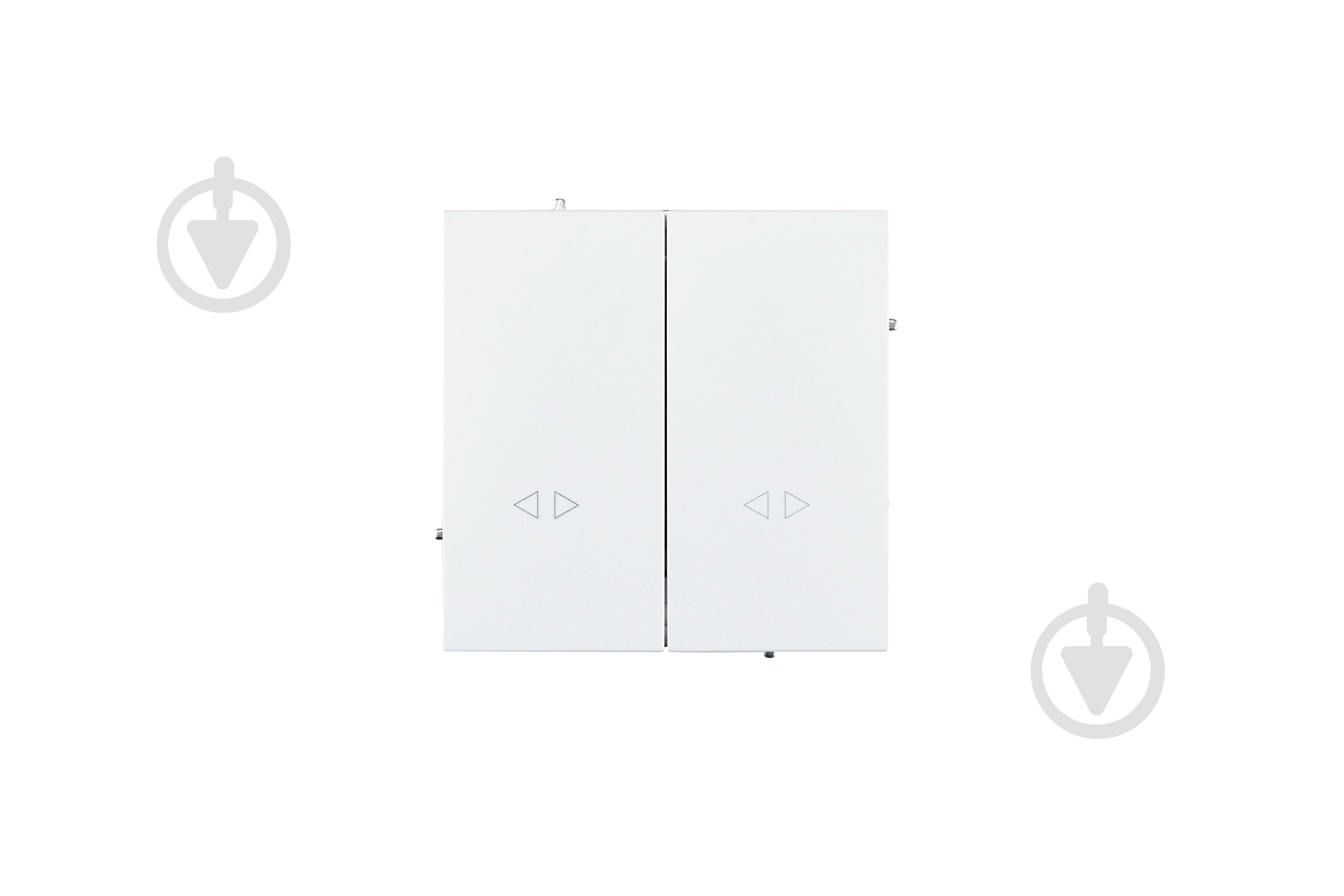 Механизм выключателя перекрестный двухклавишный HausMark Juna белый матовый 7041-0988-107TW - фото 4