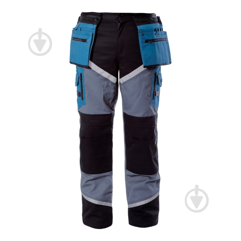 Брюки робочі Lahti Pro р. XXL зріст 5-6 L4050205 синій - фото 2 Брюки робочі Lahti Pro р. XXL зріст 5-6 L4050205 синій - фото 2