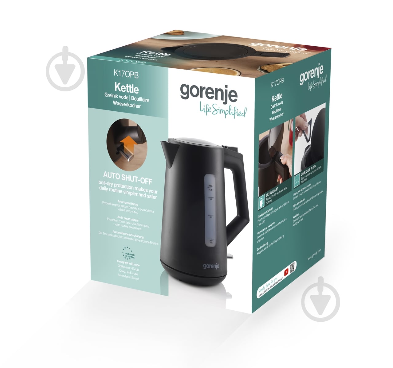 Чайник Gorenje K17OPB - фото 5 Чайник Gorenje K17OPB - фото 5