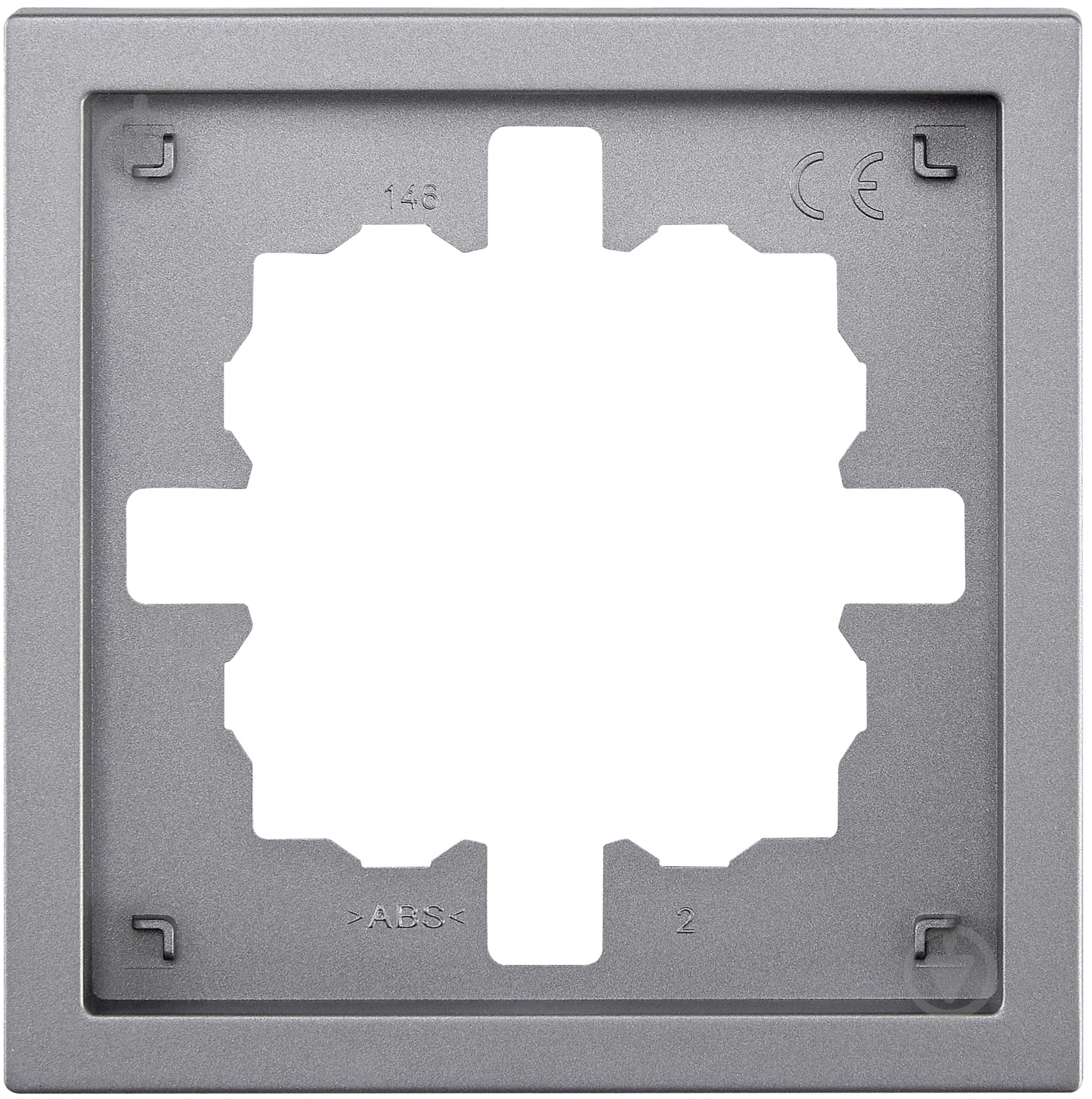 Рамка одномісна HausMark Juna горизонтальна сірий 7041-3500-146 - фото 1 Рамка одномісна HausMark Juna горизонтальна сірий 7041-3500-146 - фото 1