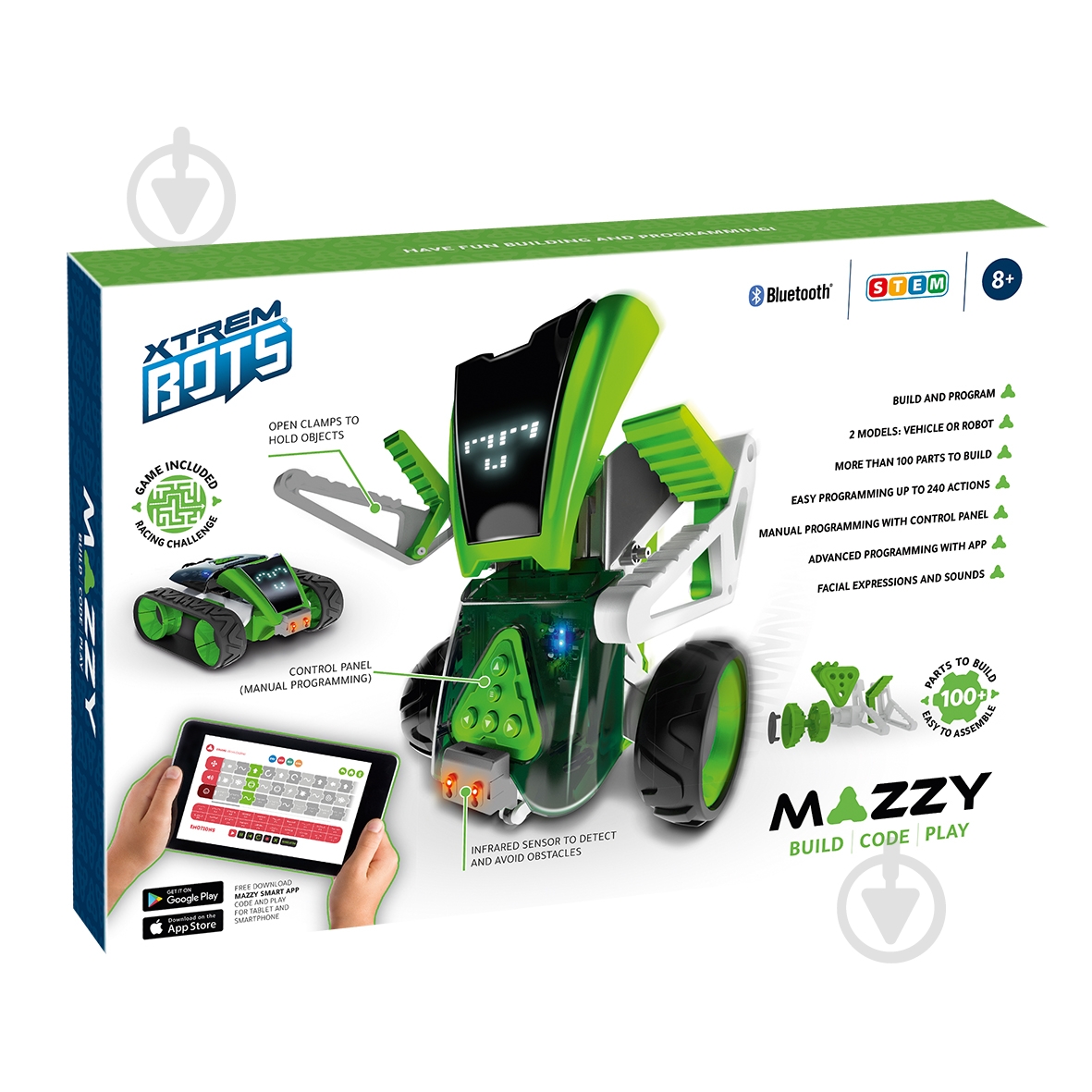 Интерактивный робот Blue Rocket Mazzy STEM XT380851 - фото 1