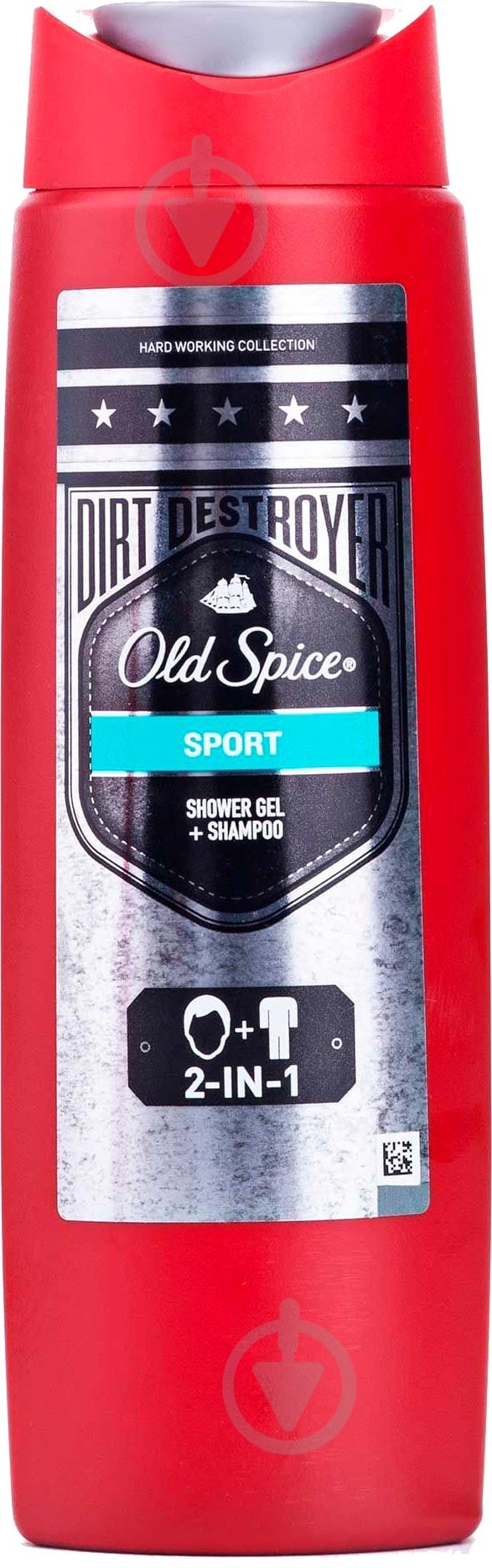 Гель-шампунь Old Spice Dirt Destroyer Sport 250 мл - фото 1