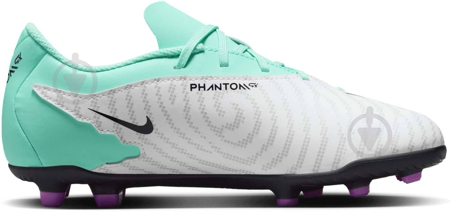 Бутсы Nike JR PHANTOM GX CLUB MG DD9564-300 р.38 бирюзовый - фото 2
