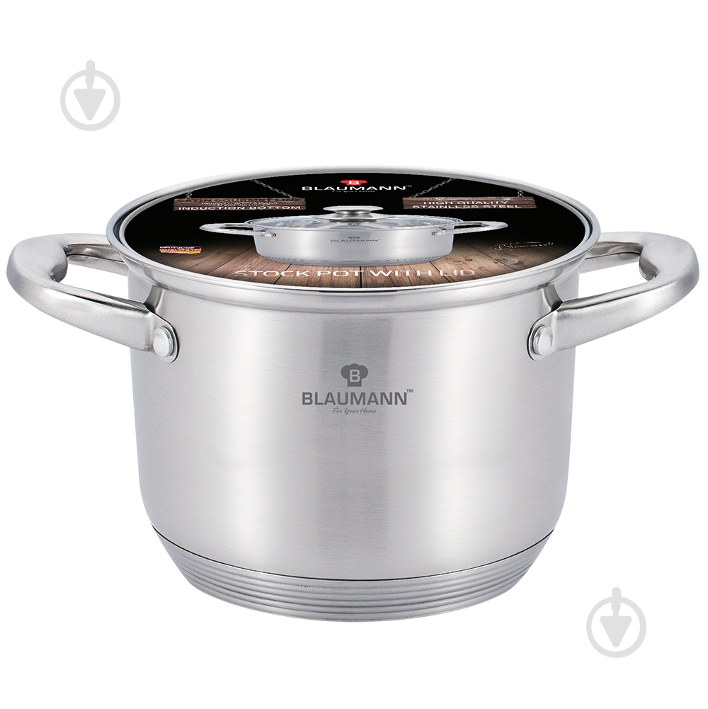 Кастрюля с крышкой Blaumann Gourmet Line 9,5 л BL 3316 - фото 2