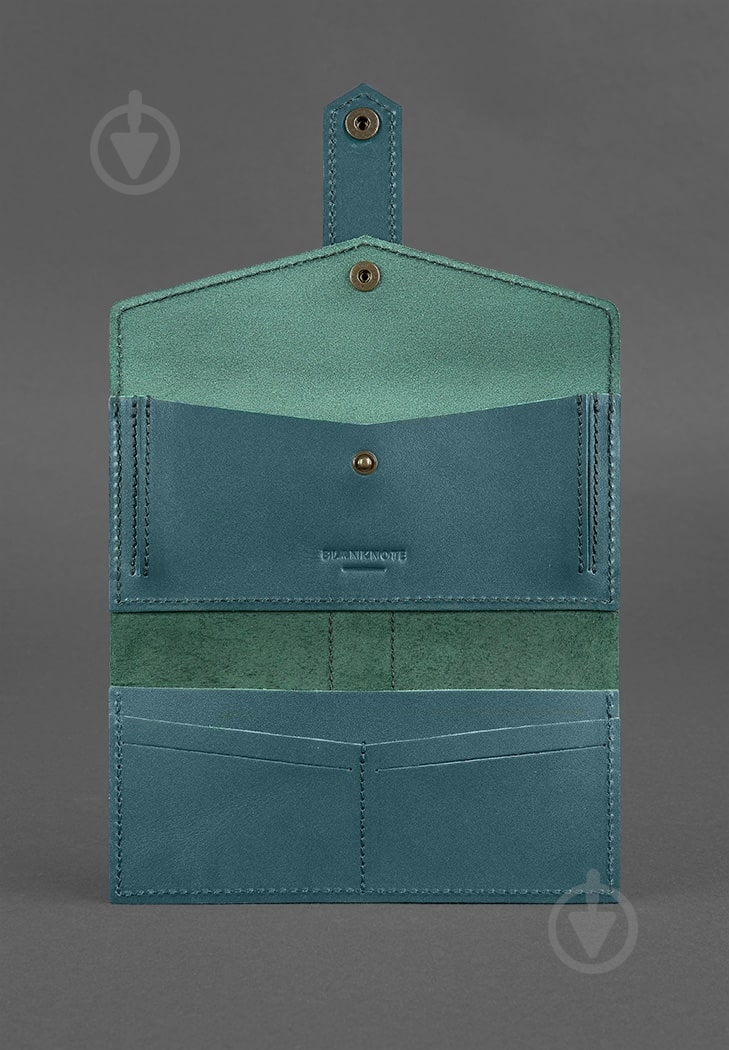 Портмоне BlankNote 3.0 зеленый BN-PM-3-malachite - фото 4 Портмоне BlankNote 3.0 зеленый BN-PM-3-malachite - фото 4