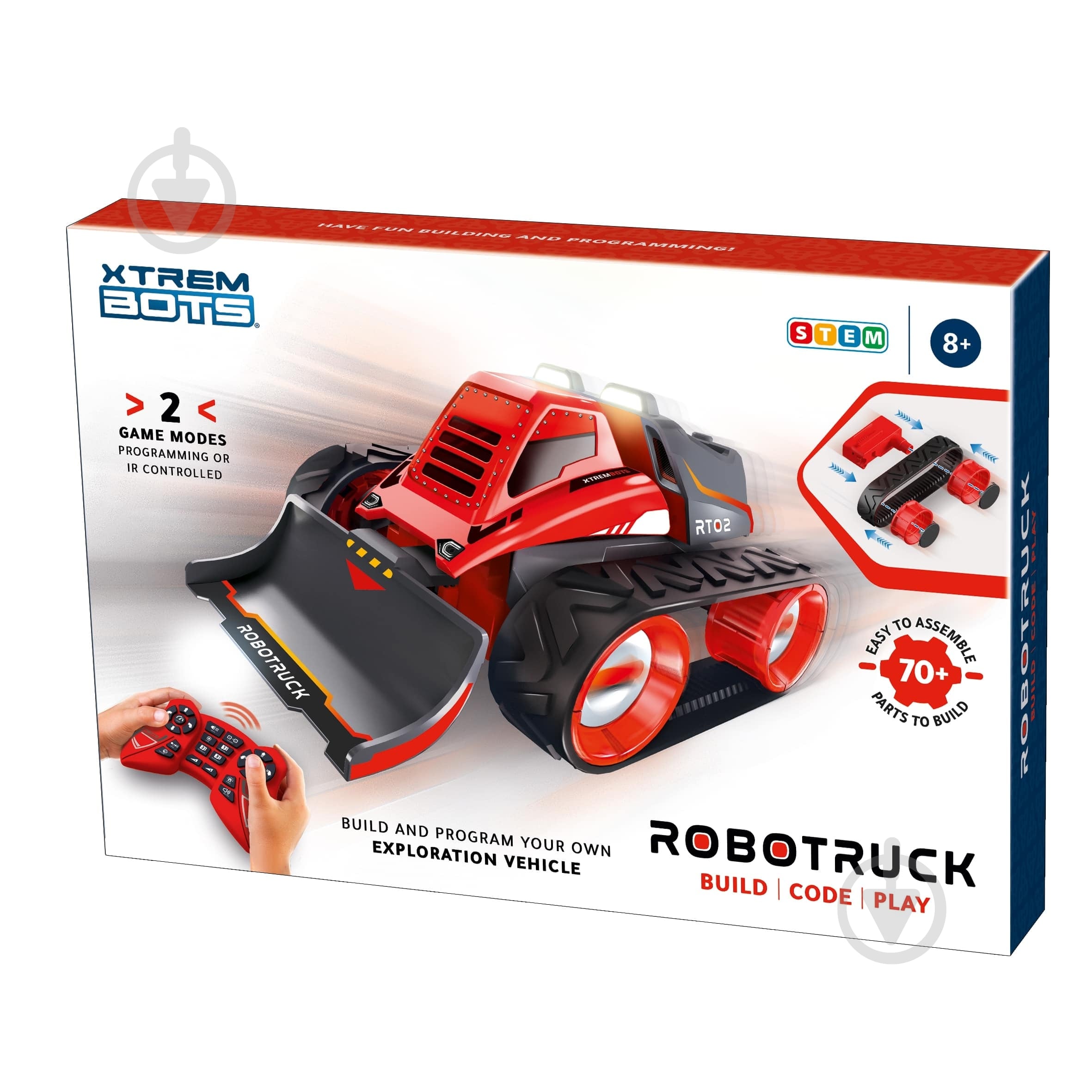 Игрушка-робот интерактивный Blue Rocket Robotruck STEM XT380971 - фото 1