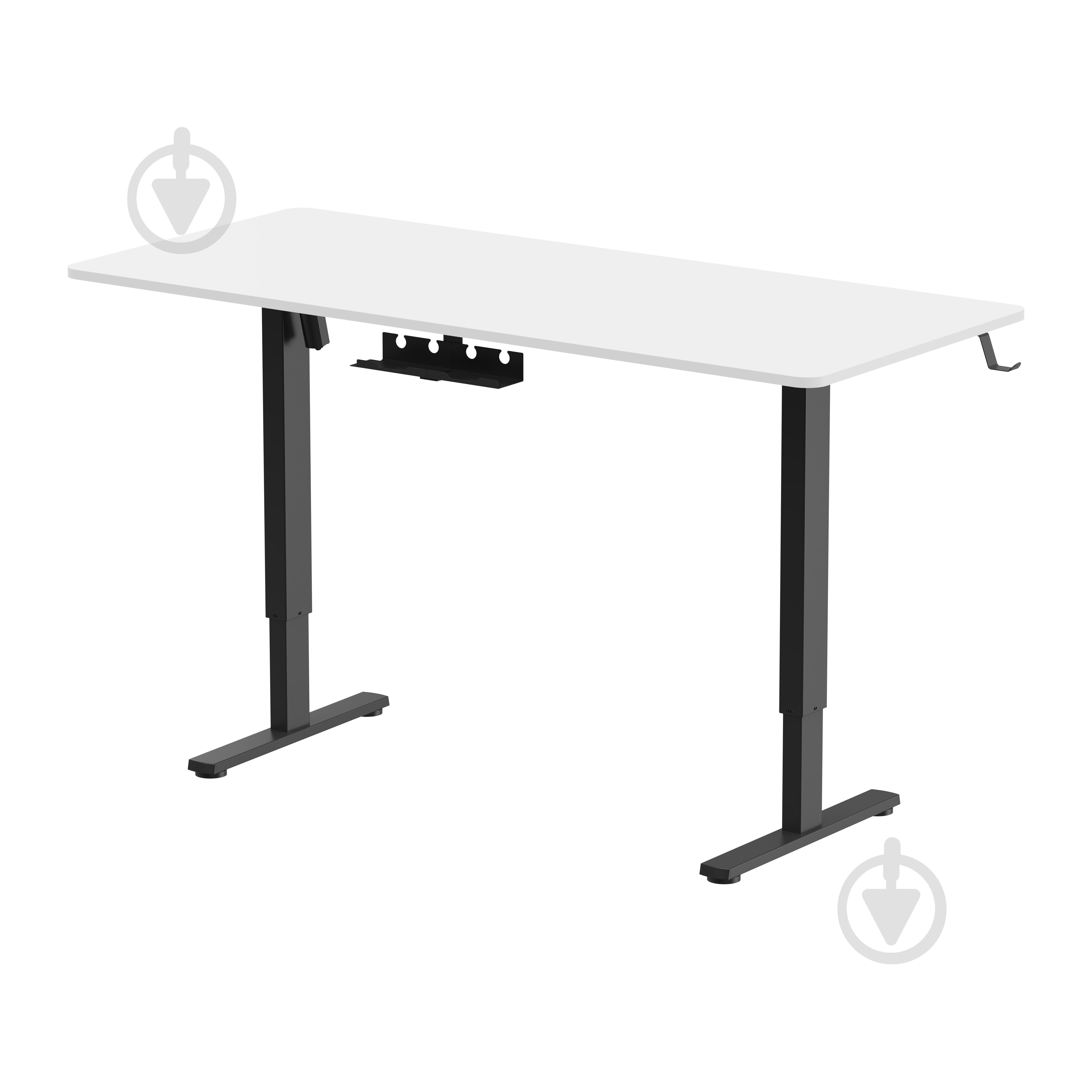 Стол компьютерный OfficePro ODE1670WB White/Black - фото 2