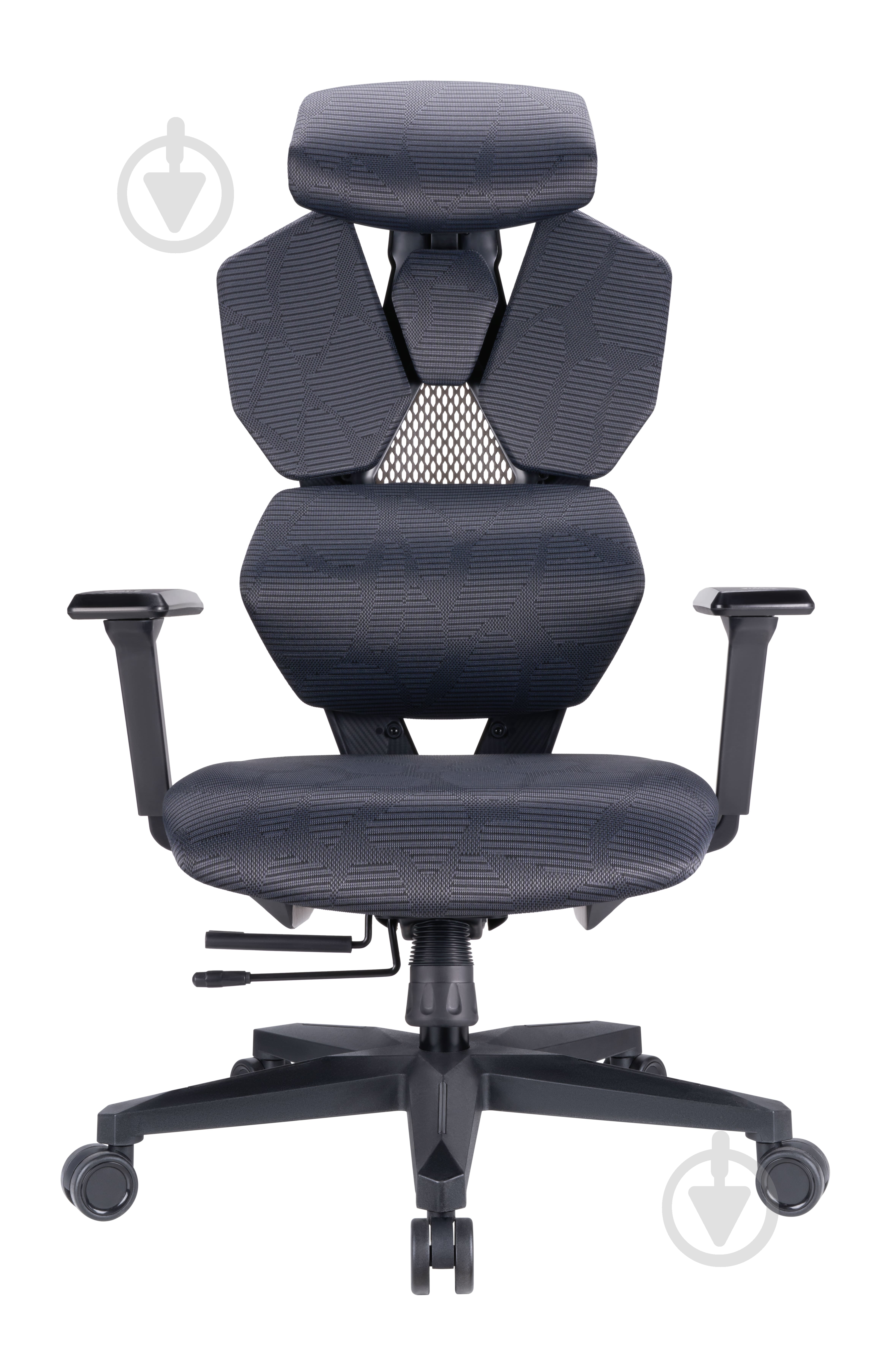 Крісло ігрове GamePro GCM140B Mesh black чорний - фото 1