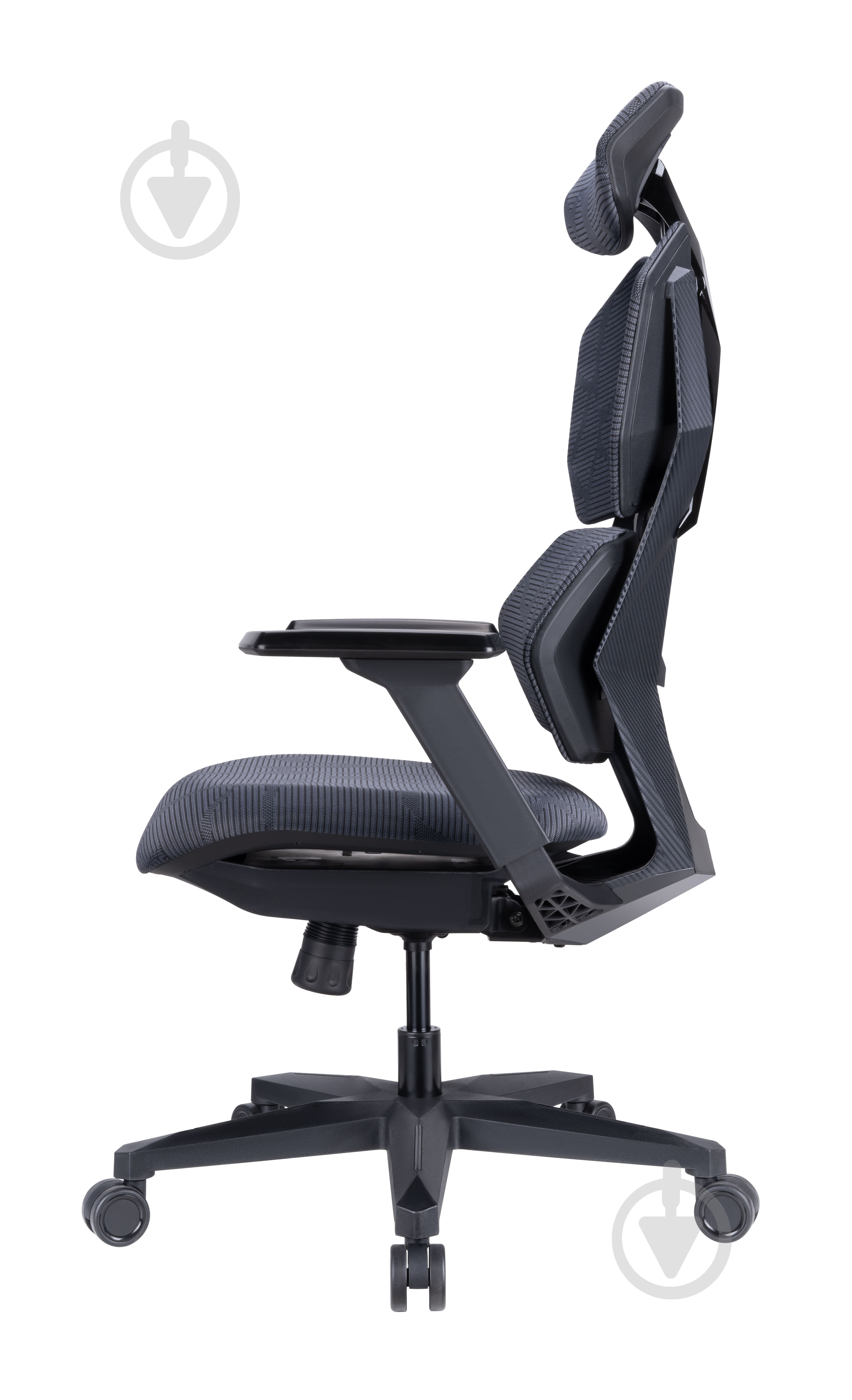 Крісло ігрове GamePro GCM140B Mesh black чорний - фото 4