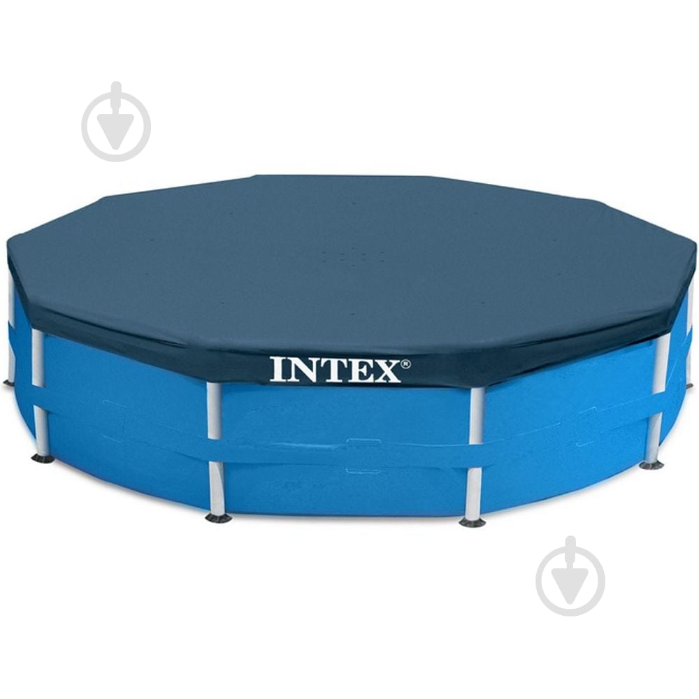 Тент Intex для круглых каркасных бассейнов 28030 - фото 1 Тент Intex для круглых каркасных бассейнов 28030 - фото 1