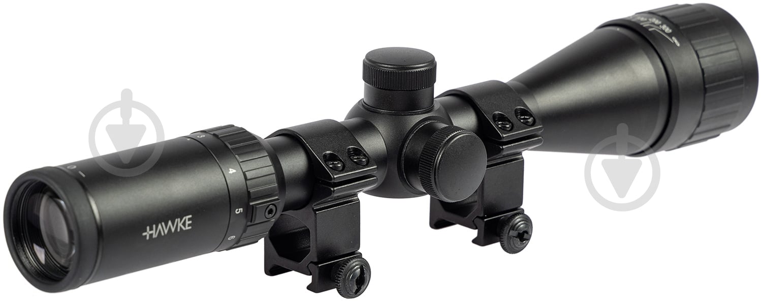 Приціл оптичний Hawke Fast Mount 3-9x40 AO Mil Dot з кріпленням Weaver (3986.04.89) - фото 2