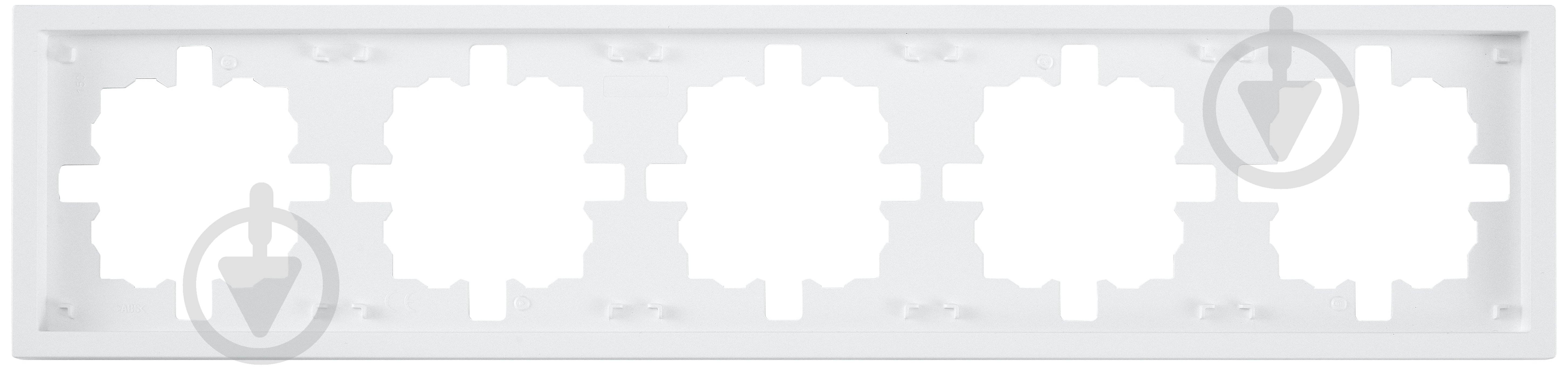 Рамка п'ятимісна HausMark Juna горизонтальна білий матовий 7041-0900-150 - фото 1 Рамка п'ятимісна HausMark Juna горизонтальна білий матовий 7041-0900-150 - фото 1