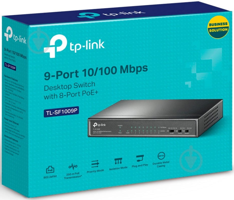 Коммутатор TP-Link L-SF1009P - фото 4
