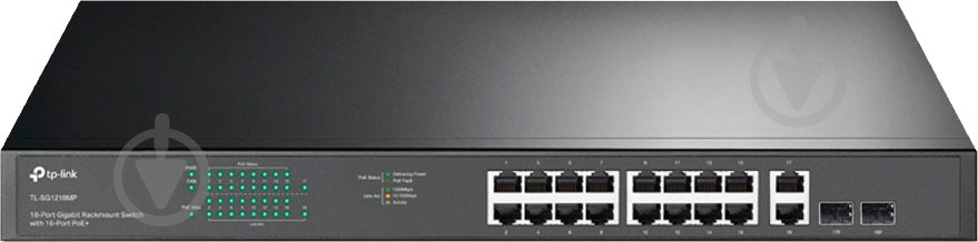 Коммутатор TP-Link TL-SG1218MP - фото 1