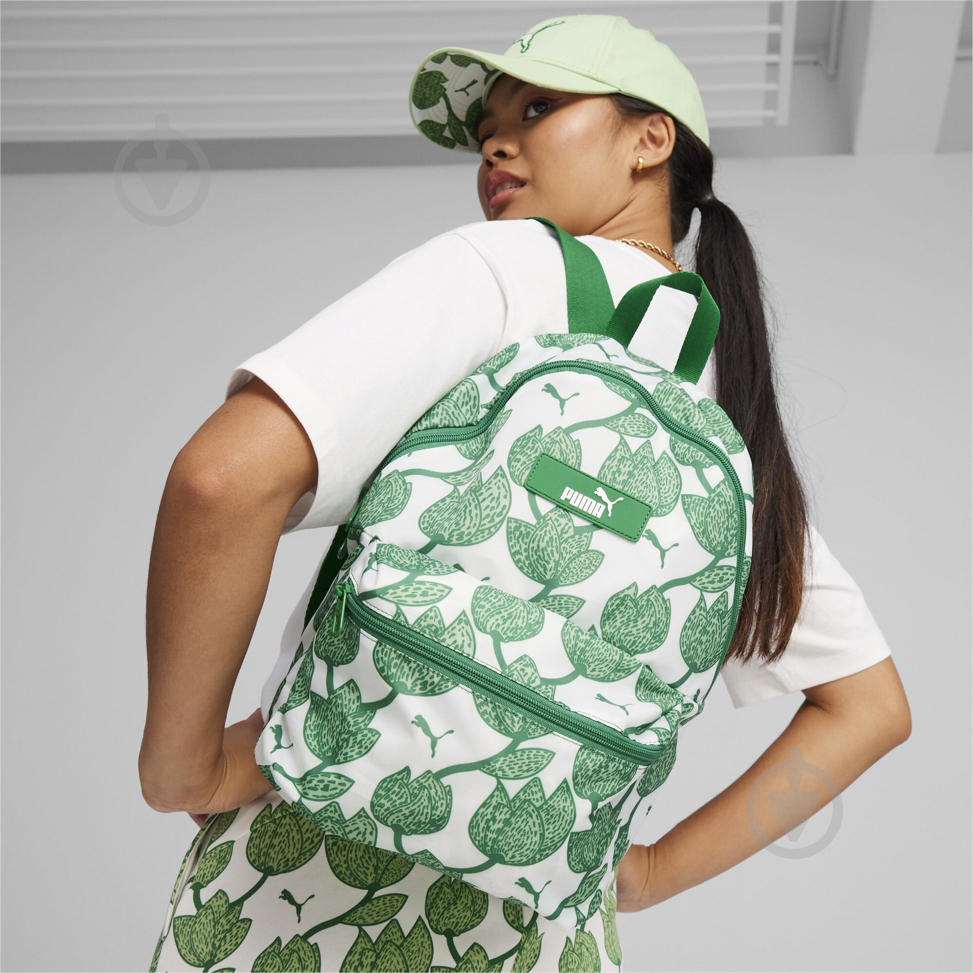 Рюкзак Puma CORE POP BACKPACK 07985505 21 л зеленый - фото 3