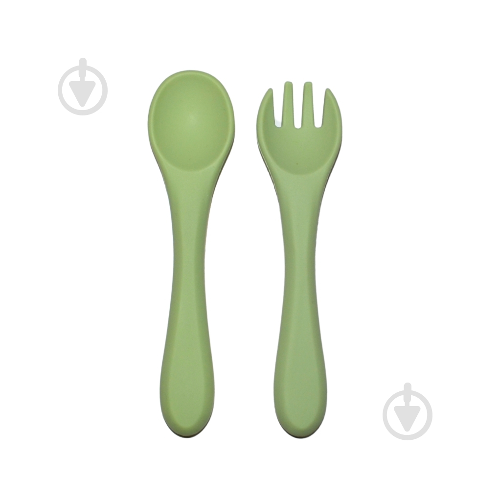 Набор столовых приборов детский Lindo ложка + вилка (зеленый) 966-3 - фото 1 Набор столовых приборов детский Lindo ложка + вилка (зеленый) 966-3 - фото 1