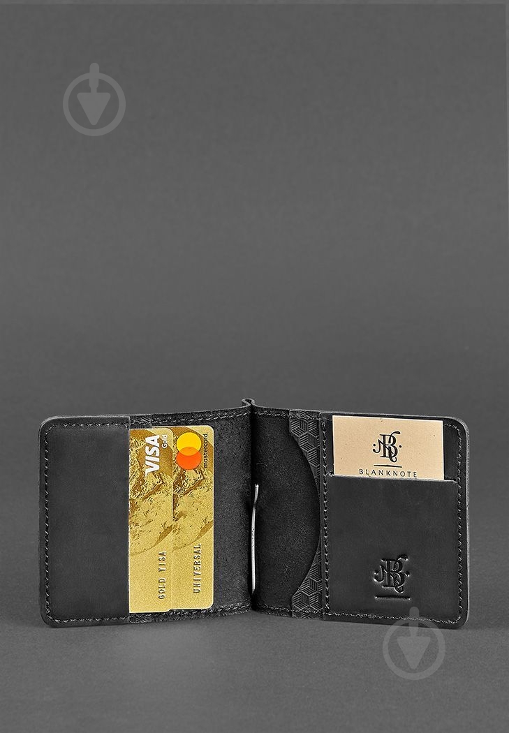 Портмоне BlankNote 1.0 черный BN-PM-1-g-karbon - фото 4