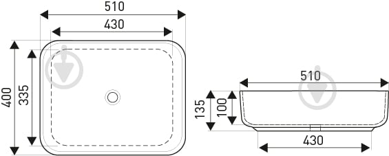 Умивальник-чаша Jaquar Kerra KR-384 - фото 2 Умивальник-чаша Jaquar Kerra KR-384 - фото 2