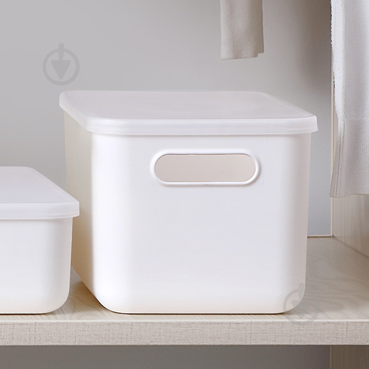 Ящик для зберігання MVM FH-11 WHITE 160x257x180 мм - фото 4