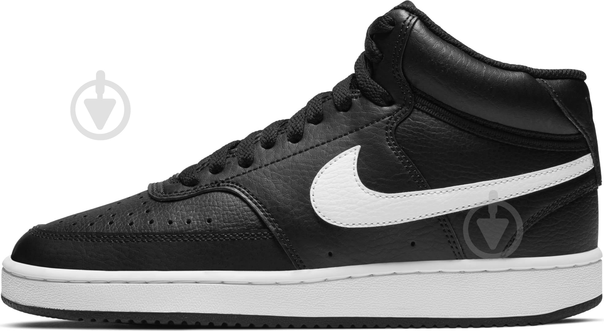 Кроссовки женские демисезонные Nike Court Vision Mid CD5436-001 р.38 черные - фото 3