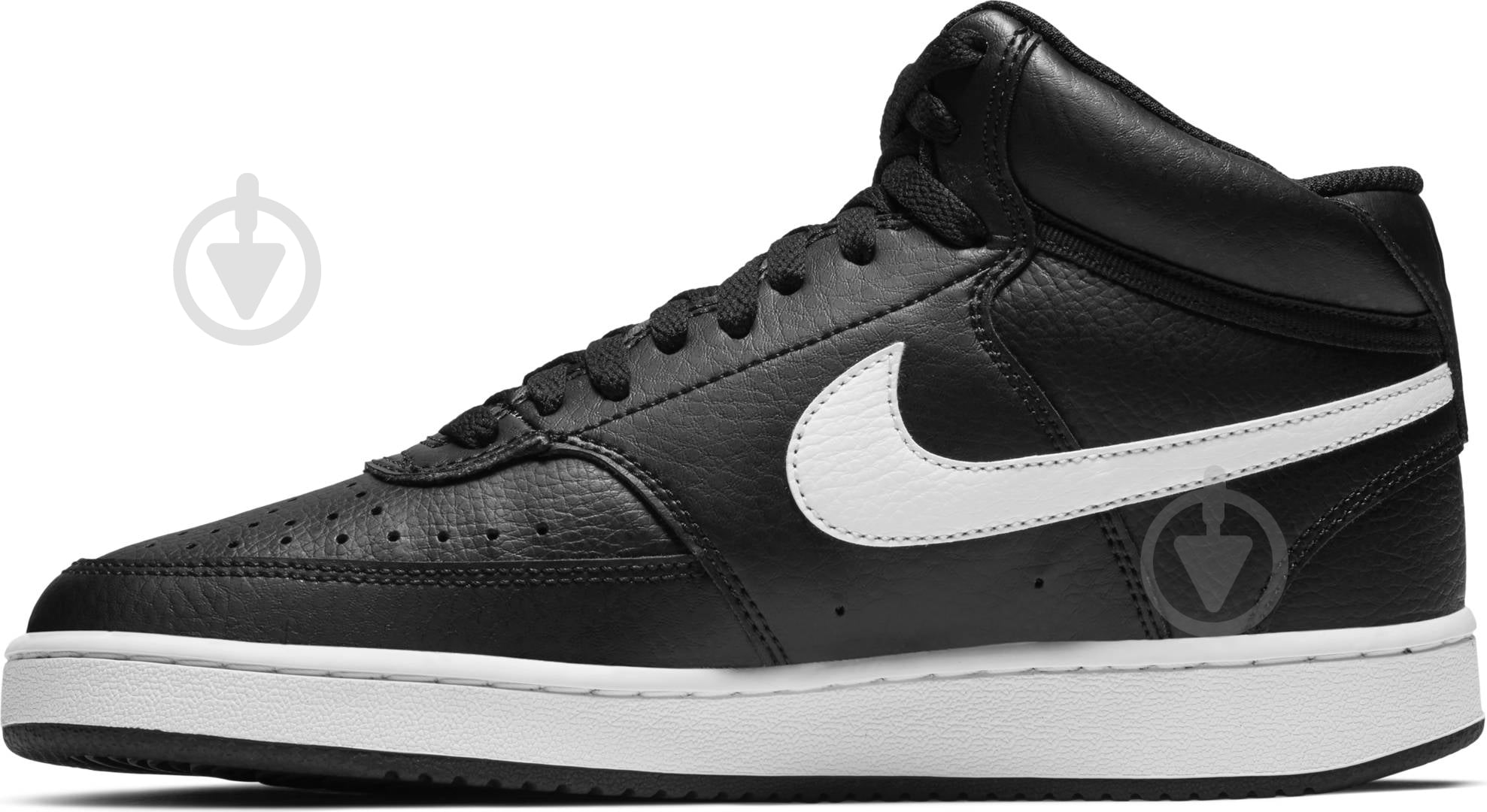 Кроссовки женские демисезонные Nike Court Vision Mid CD5436-001 р.38 черные - фото 4