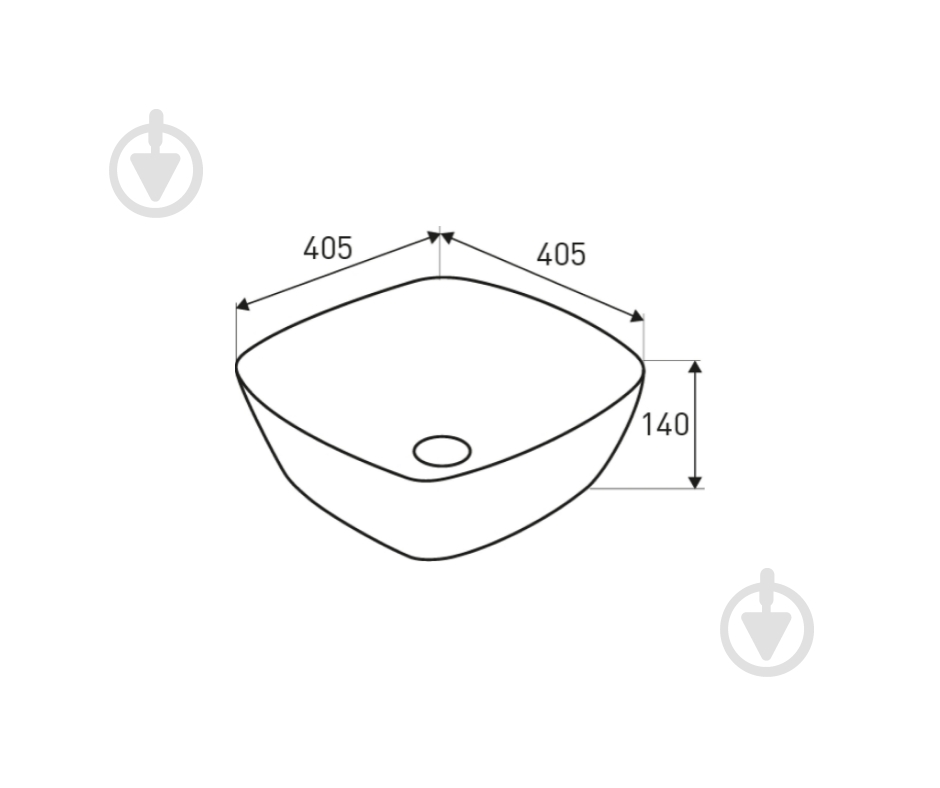 Умивальник-чаша Jaquar Kerra KR-650 - фото 2 Умивальник-чаша Jaquar Kerra KR-650 - фото 2