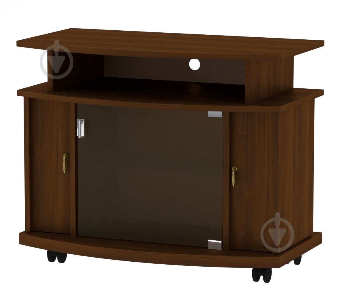 Тумба под ТВ Компанит Америка орех экко - фото 1