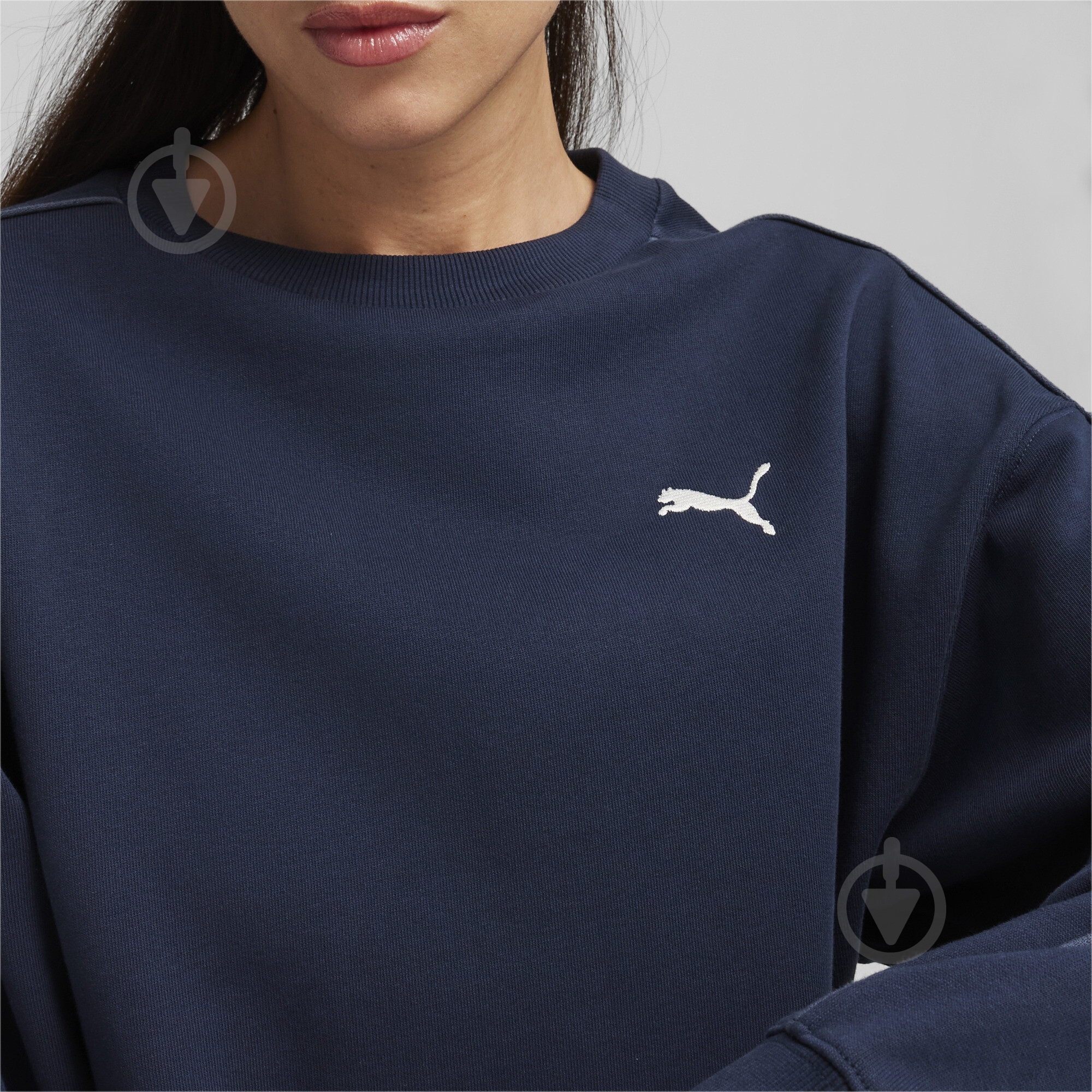 Свитшот Puma HER CREW TR 67788614 р.XL синий - фото 5