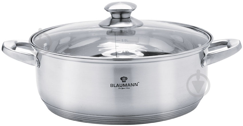 Кастрюля низкая Blaumann 3,75 л BL 3310 - фото 1